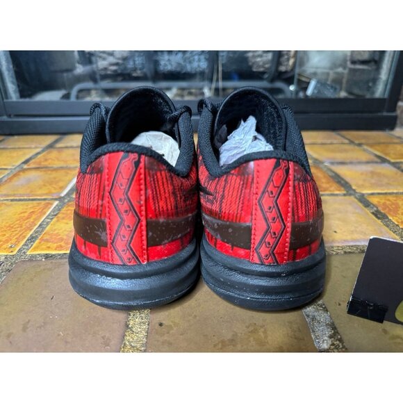 Youth 7y Nike Kobe Mentality Iron Man Red Gold Basketball Shoes 705387-008 - Picture 6 of 9